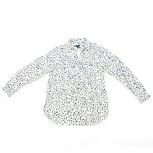 Ann Taylor Spotted Camp Blouse